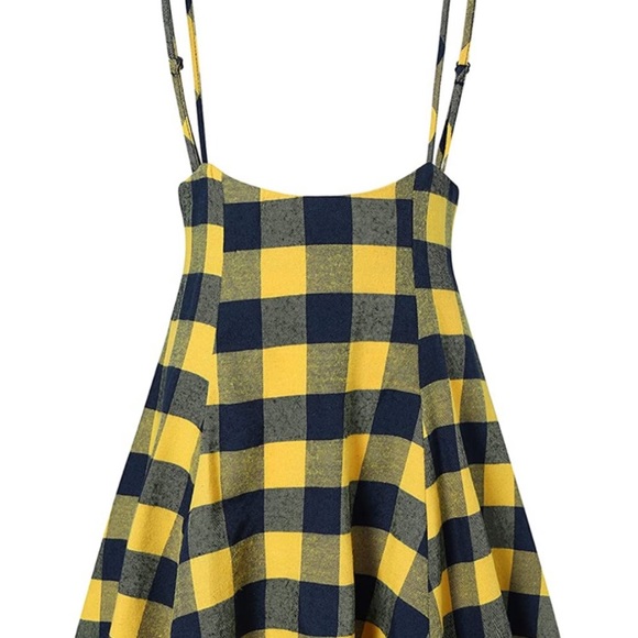 Plaid overall skirt - Picture 3 of 7